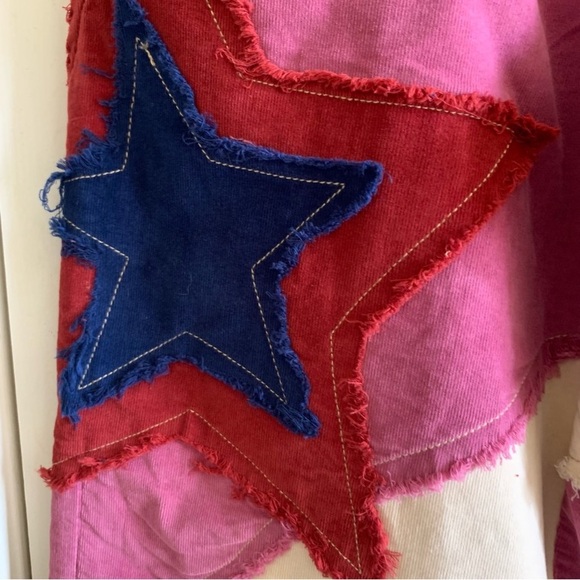 Brand NWOT Free People funky supernova patched soft corduroy size 30 - Picture 9 of 9